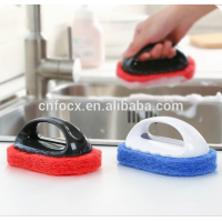 Strong decontamination plastic handle bath brush kitchen cleaning sponge Cleaning brush