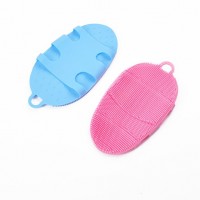 Soft Silicone Bath Brush For Body & Face Scalp Massage Scrubber Baby Body Hair Shower