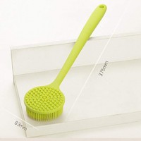 Silicone Bath Brush Shower Body Scrubber  Scrubber Shower Brush with Long Handle Shower Scrubber