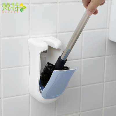 Wholesale Wall Mounted Household Plastic Bathroom Cleaning PP Toilet Brush and Holder